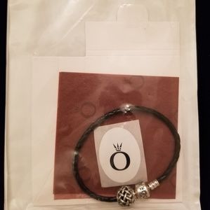 Pandora Braided Bracelet with Charm